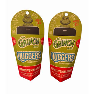 Lot of 2 The Grinch Phone Huggers Decorative Mini Figures Blind Box New Sealed